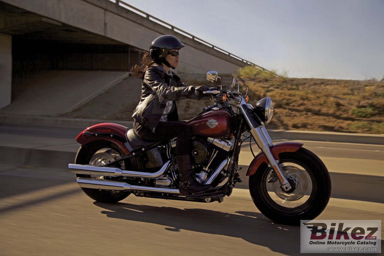 Big Harley-Davidson softail slim picture and wallpaper from Bikez.com